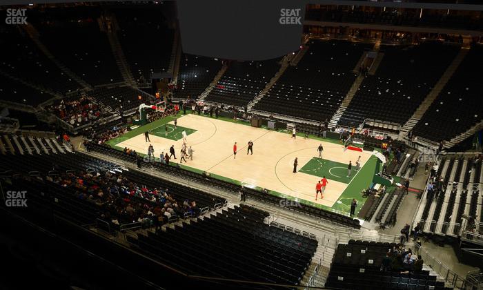 Fiserv Forum - Section 206 Seat View