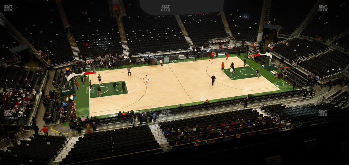 Fiserv Forum - Section 209 Seat View