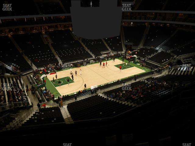 Fiserv Forum - Section 210 Seat View