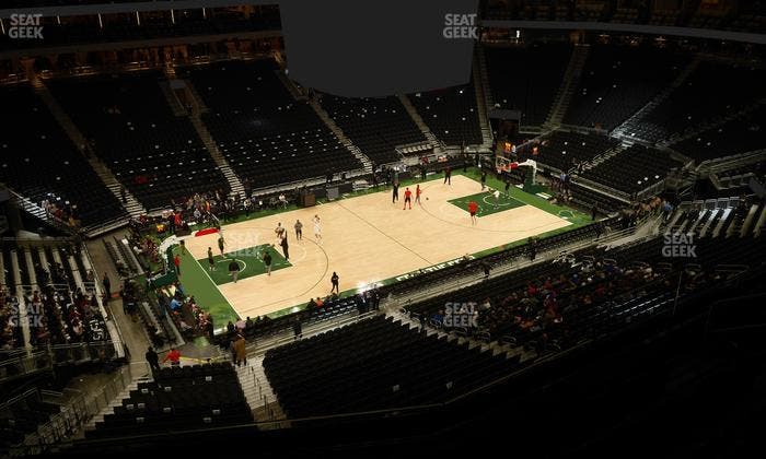Fiserv Forum - Section 210 Seat View