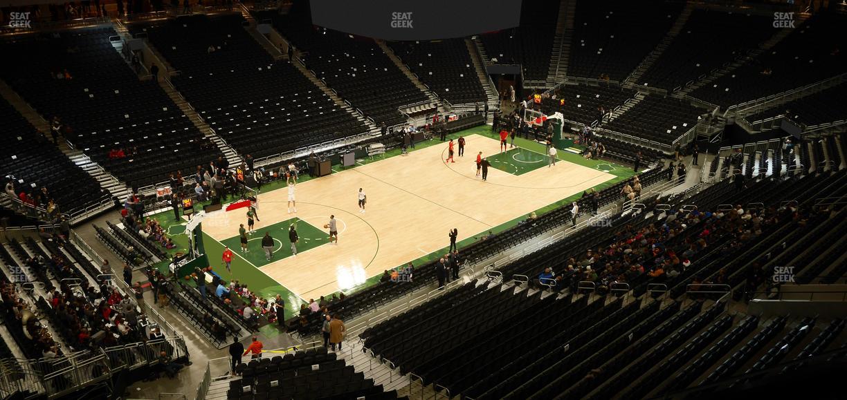Fiserv Forum - Section 211 Seat View