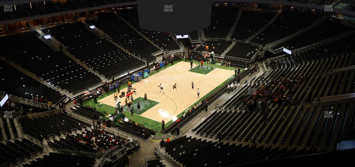 Fiserv Forum - Section 212 Seat View