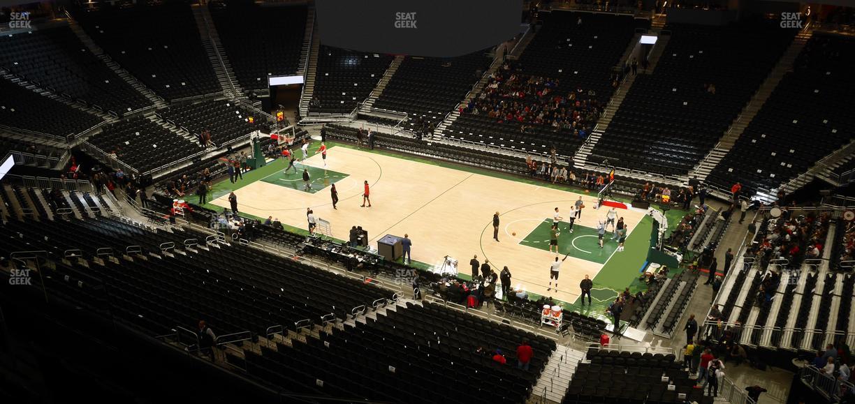 Fiserv Forum - Section 220 Seat View