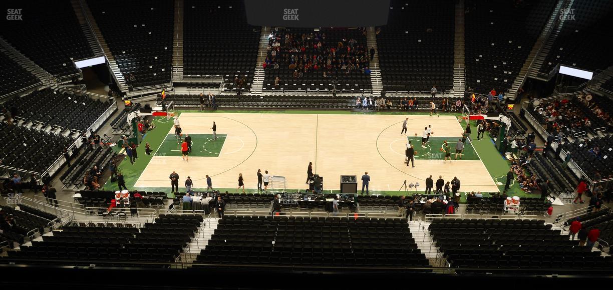 Fiserv Forum - Section 222 Seat View