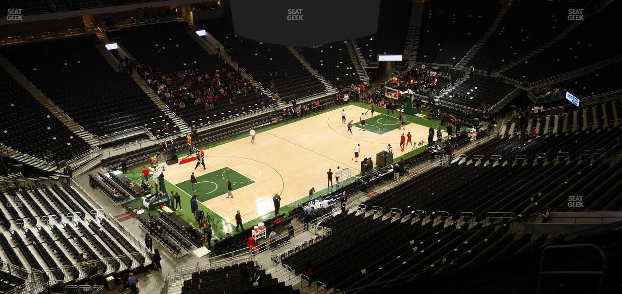 Fiserv Forum - Section 225 Seat View