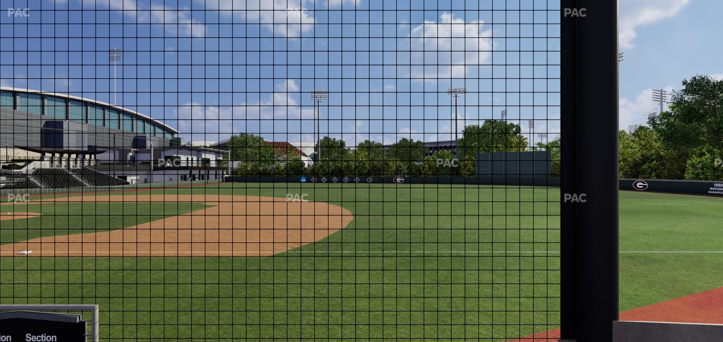 Foley Field - Section 101 Seat View