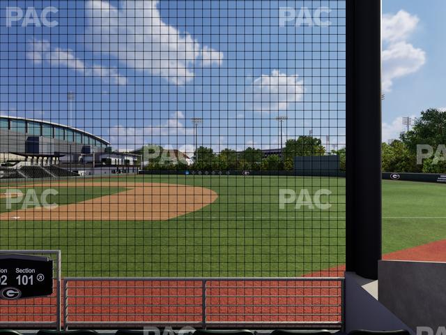 Foley Field - Section 101 Seat View