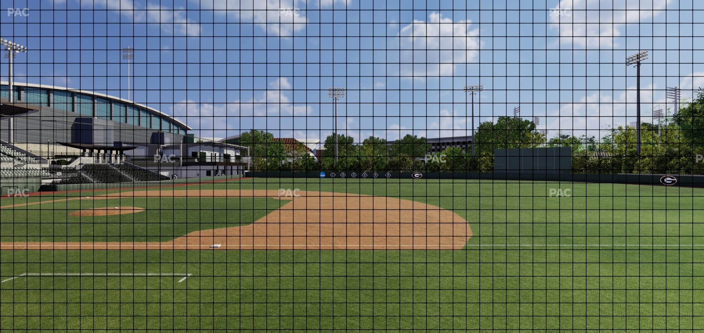 Foley Field - Section 102 Seat View