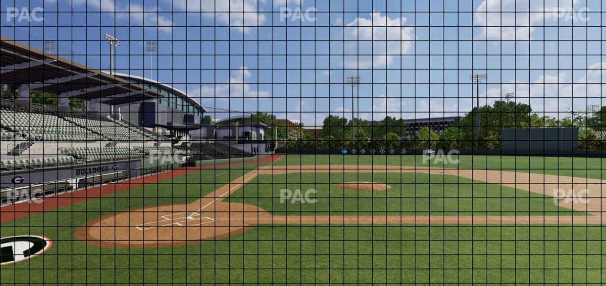 Foley Field - Section 104 Seat View