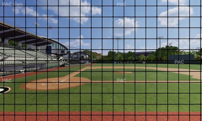 Foley Field - Section 104 Seat View