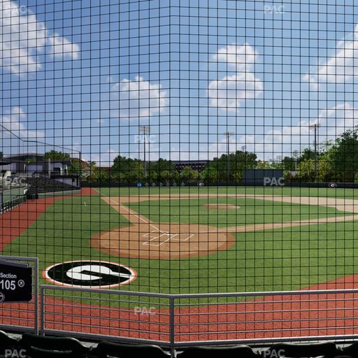 Foley Field - Section 105 Seat View