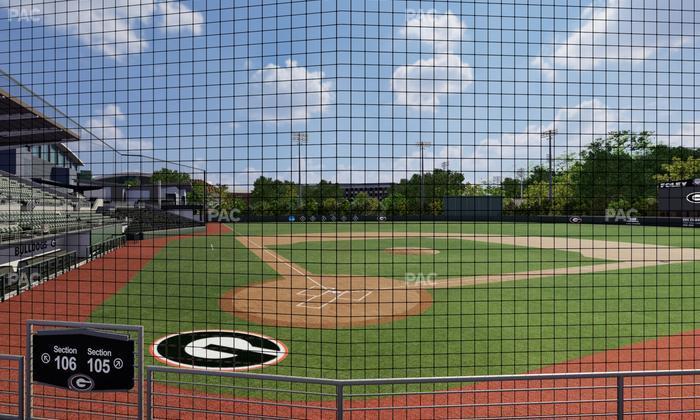 Foley Field - Section 105 Seat View