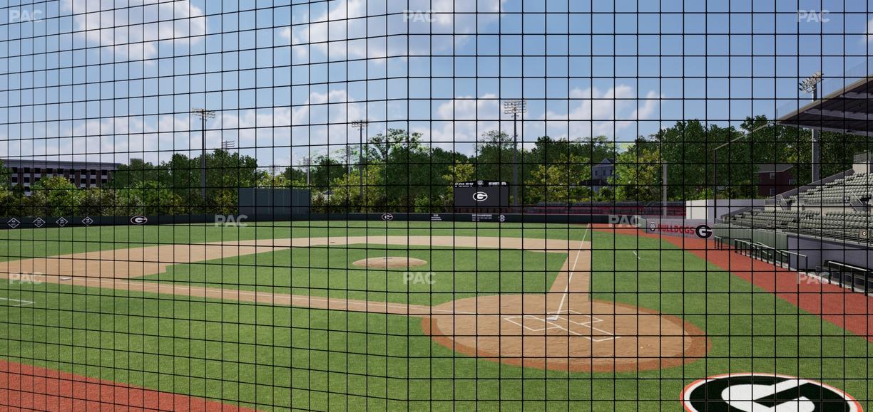 Foley Field - Section 107 Seat View