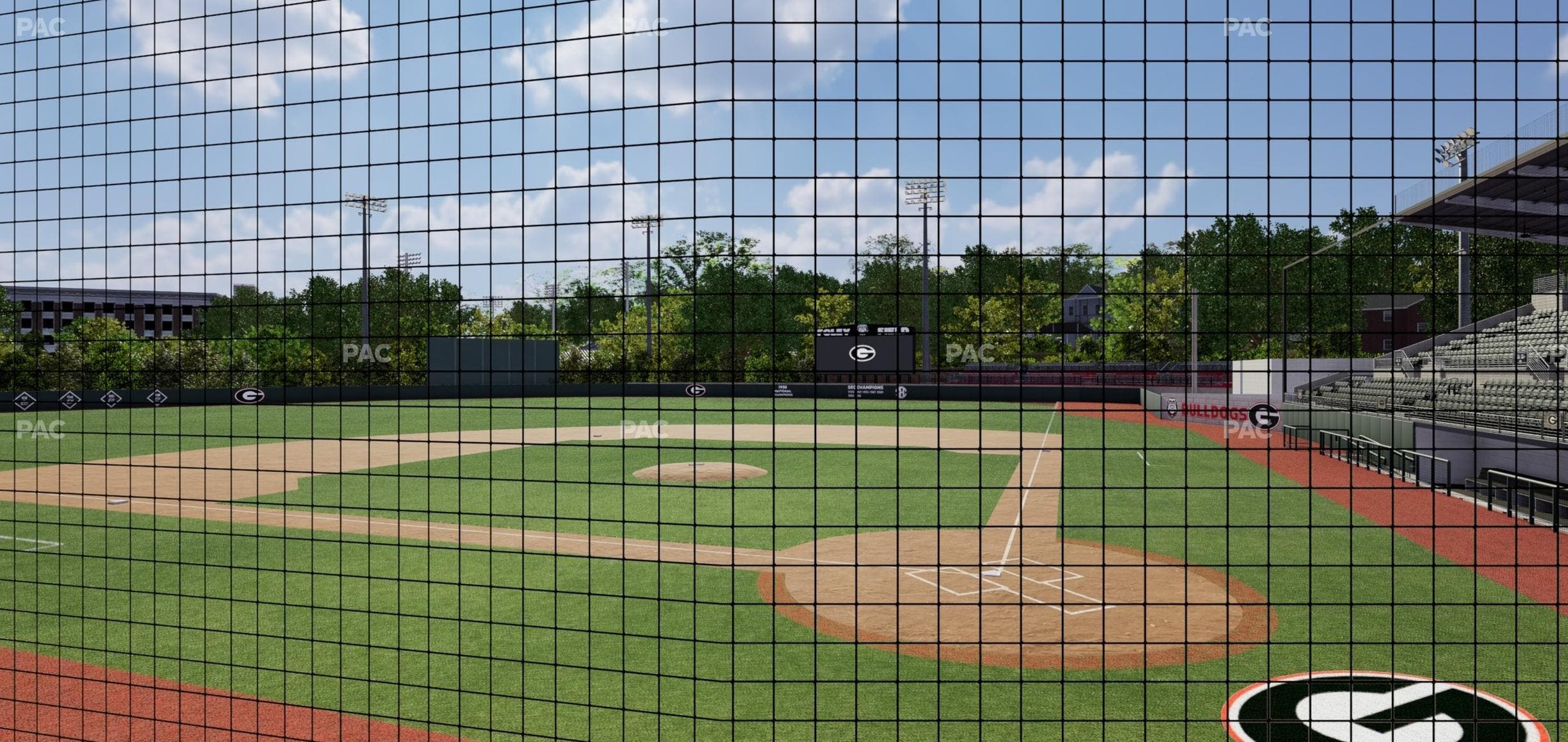 Foley Field - Section 107 Seat View