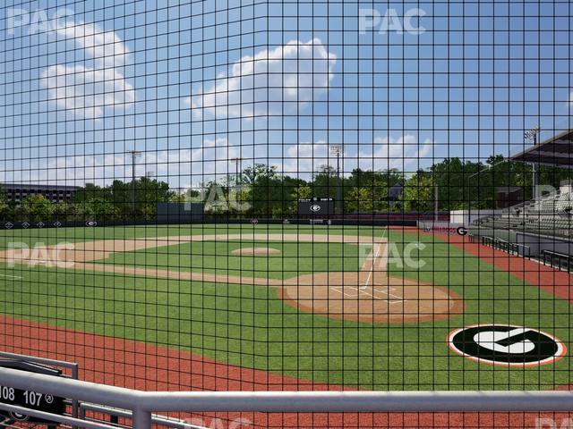Foley Field - Section 107 Seat View