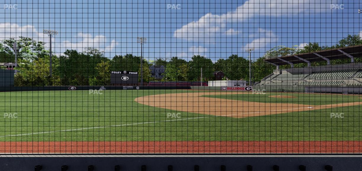 Foley Field - Section 112 Seat View