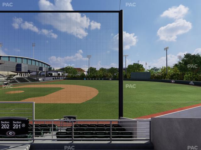 Foley Field - Section 201 Seat View
