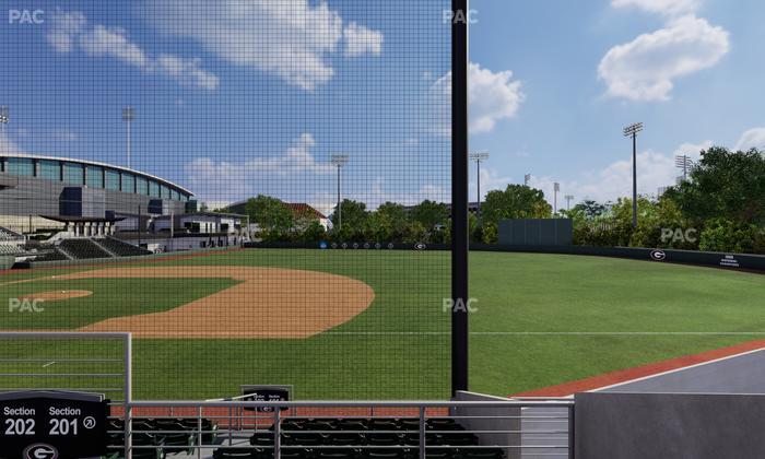 Foley Field - Section 201 Seat View
