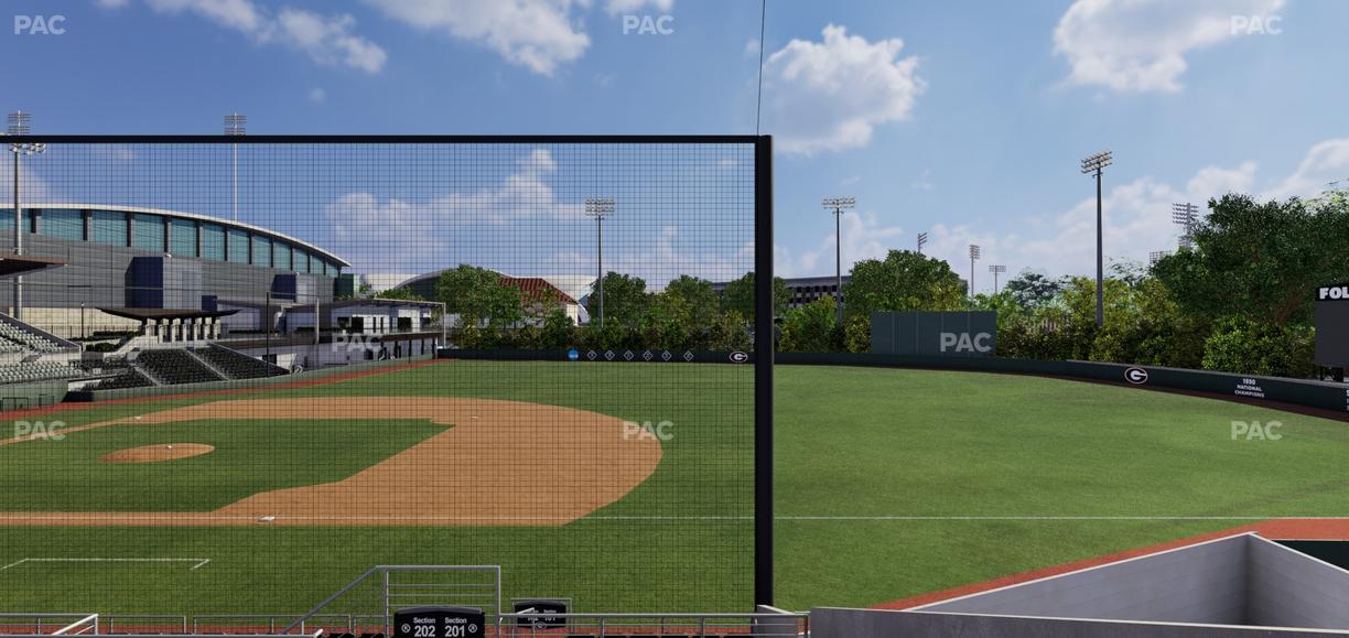 Foley Field - Section 201 Seat View