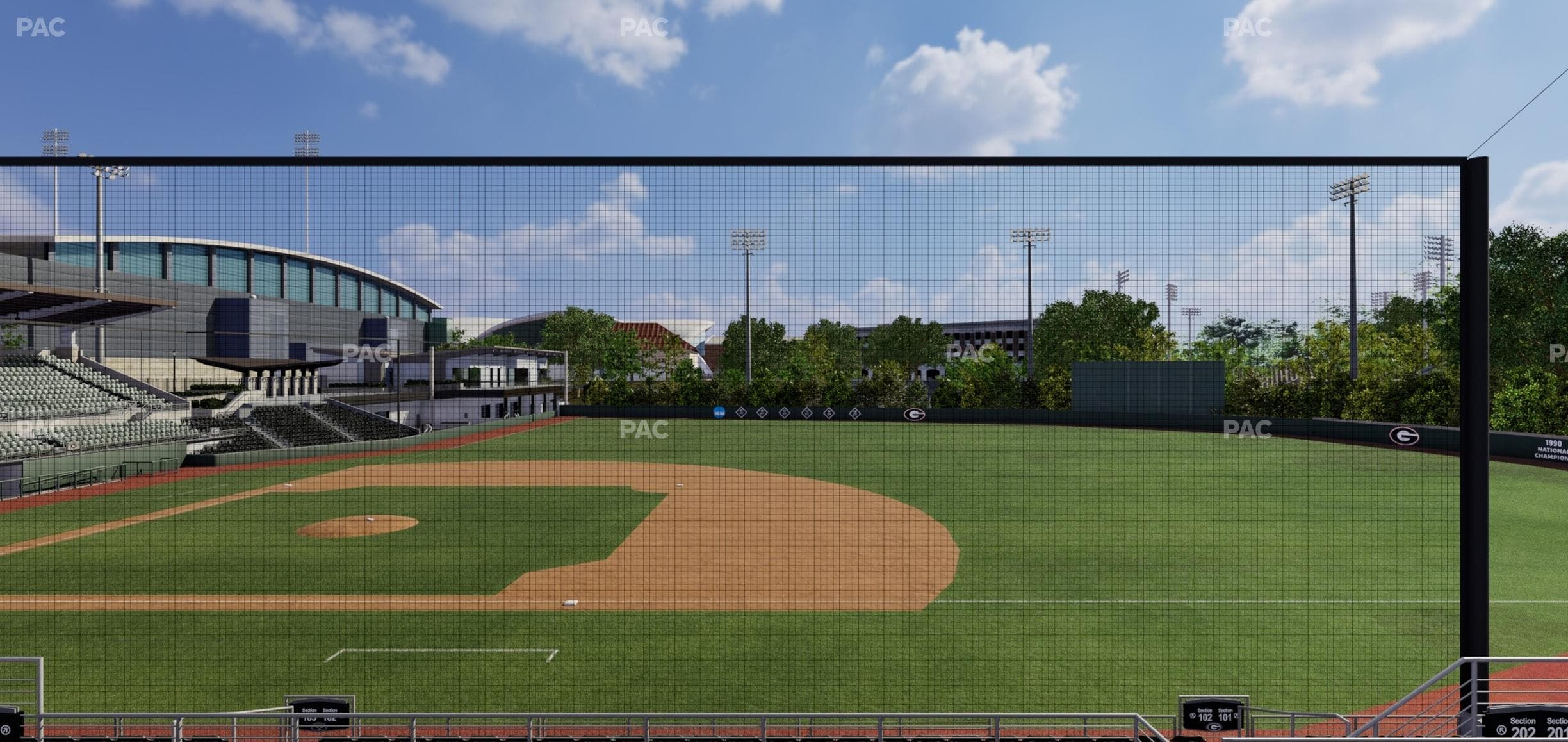 Foley Field - Section 202 Seat View