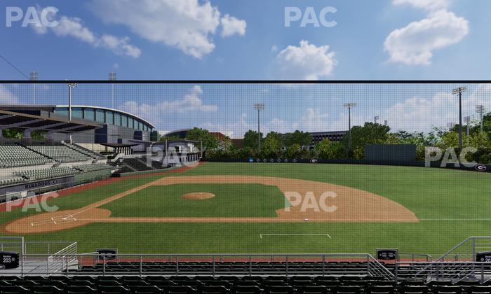 Foley Field - Section 203 Seat View