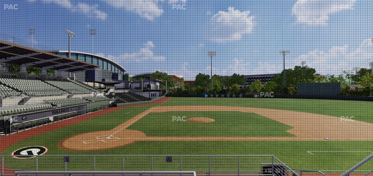 Foley Field - Section 204 Seat View