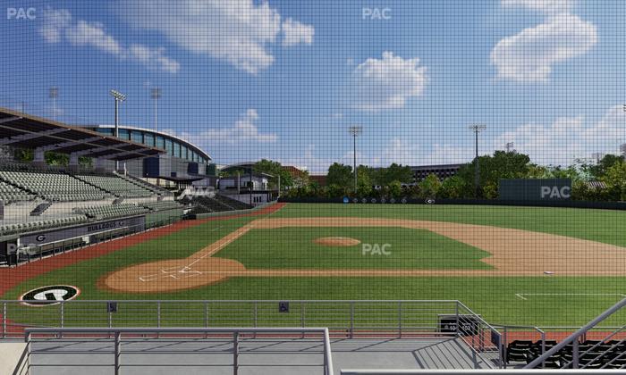 Foley Field - Section 204 Seat View