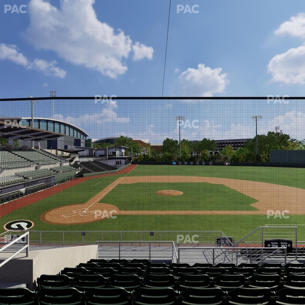 Foley Field - Section 204 Seat View