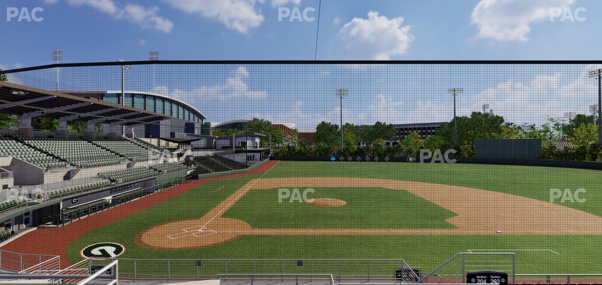 Foley Field - Section 204 Seat View