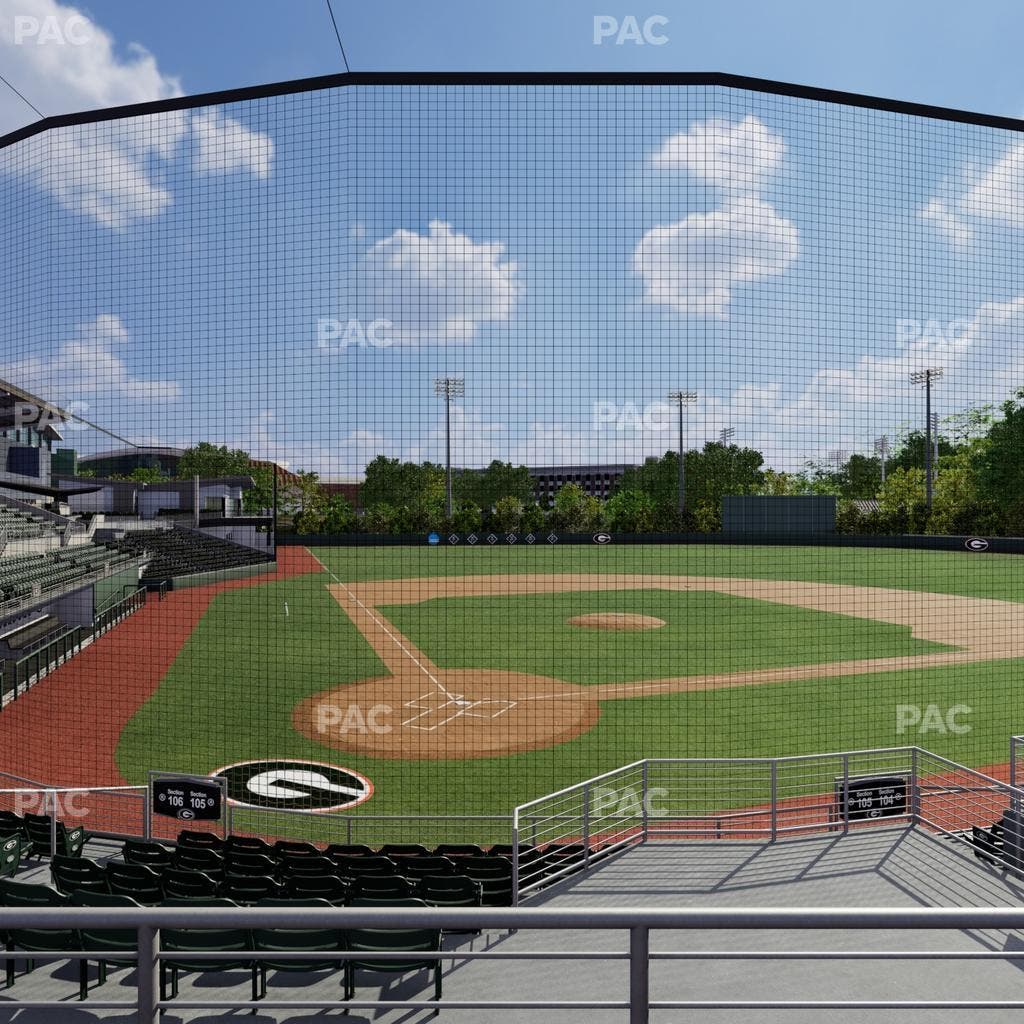 Foley Field - Section 205 Seat View