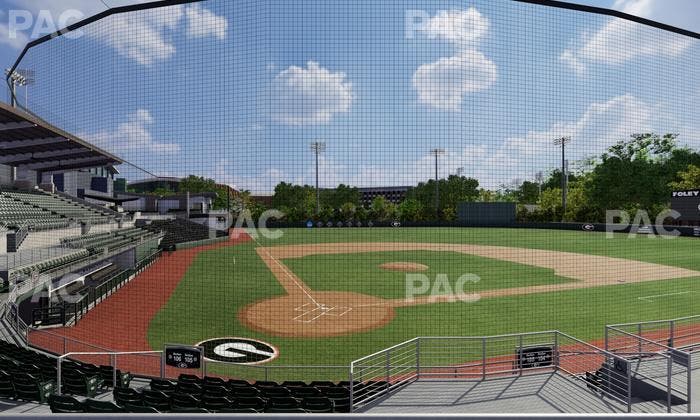 Foley Field - Section 205 Seat View