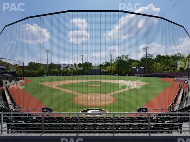 Foley Field - Section 206 Seat View