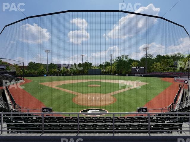 Foley Field - Section 206 Seat View Foley Field - Section 206 Seat View