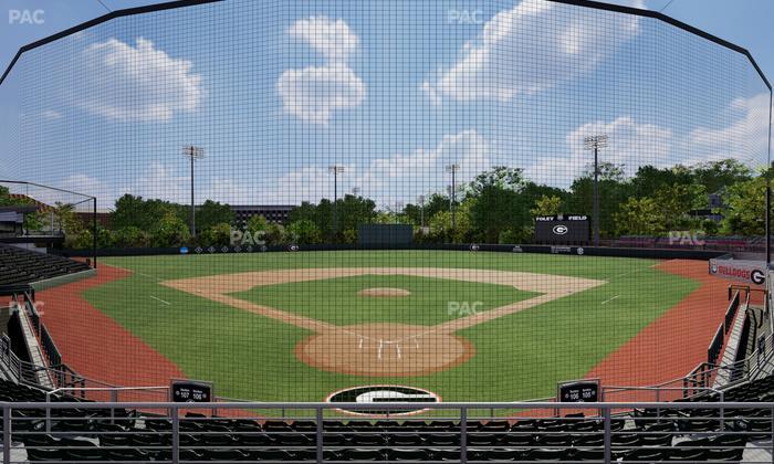 Foley Field - Section 206 Seat View