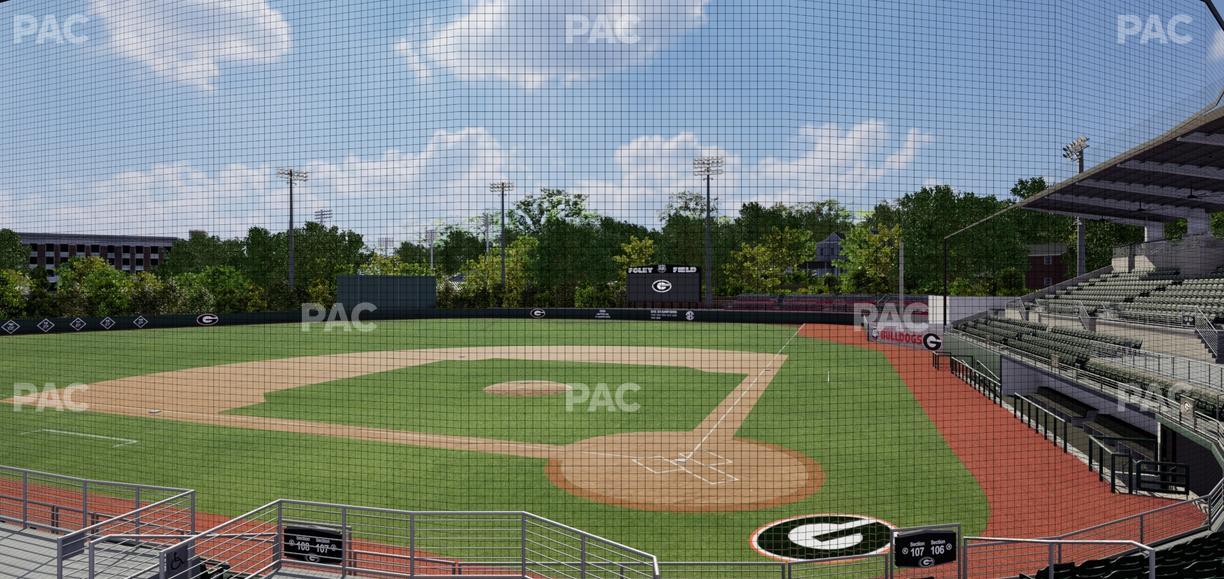 Foley Field - Section 207 Seat View