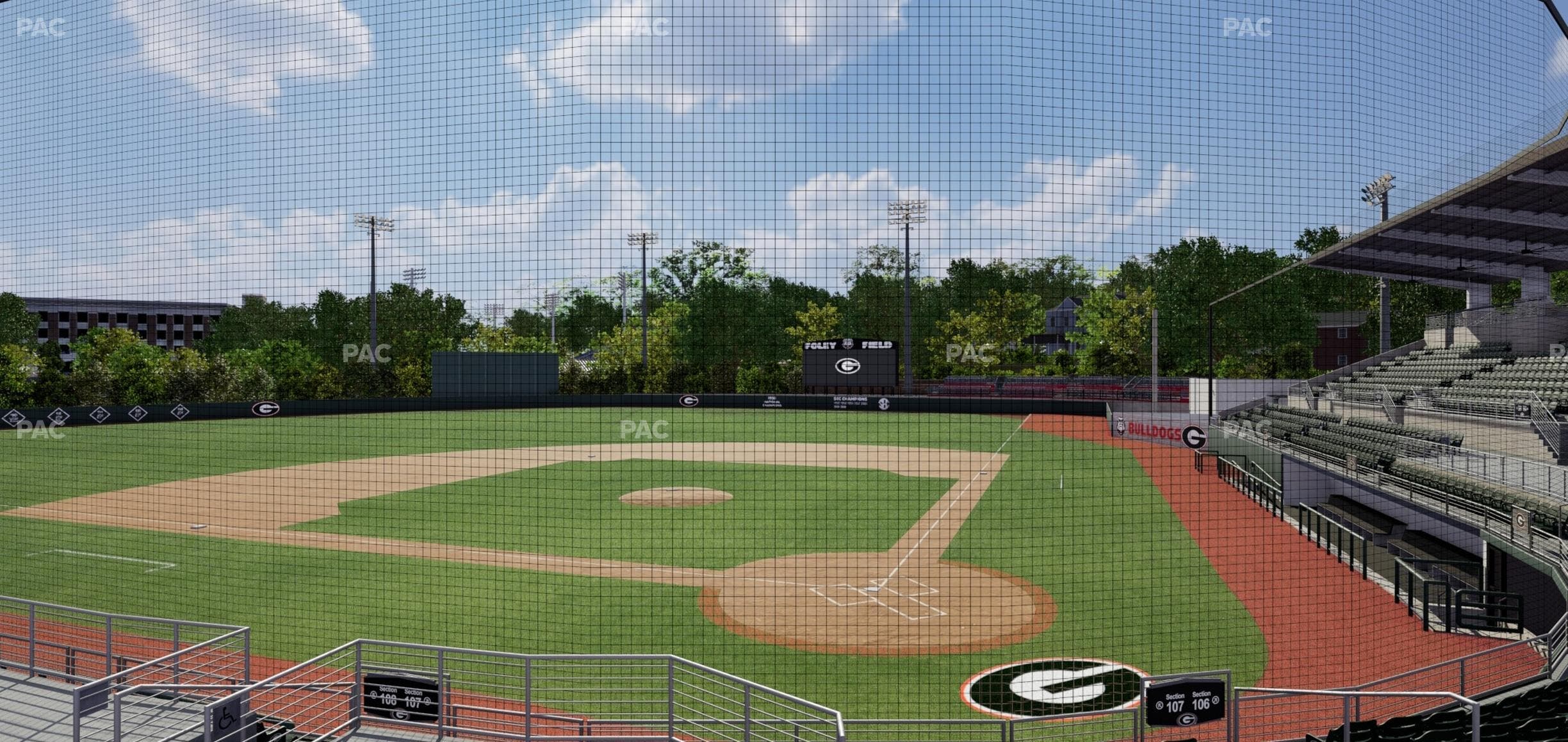 Foley Field - Section 207 Seat View