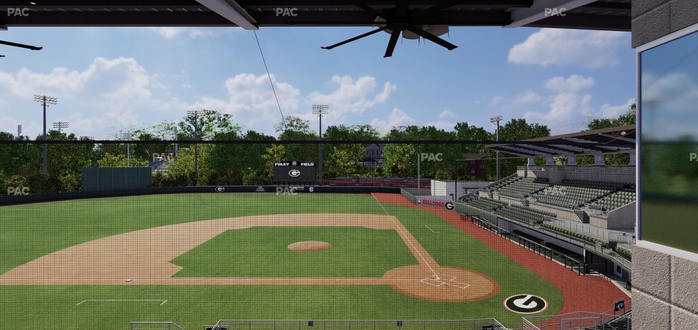 Foley Field - Section 208 Seat View