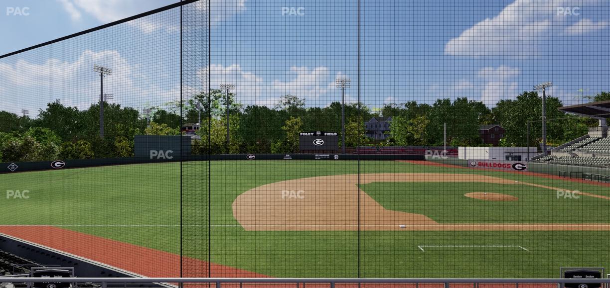 Foley Field - Section 210 Seat View