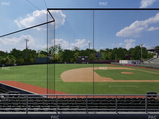 Foley Field - Section 210 Seat View