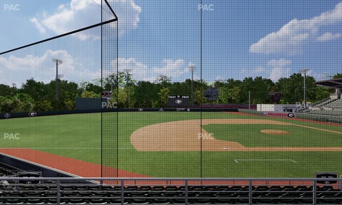 Foley Field - Section 210 Seat View