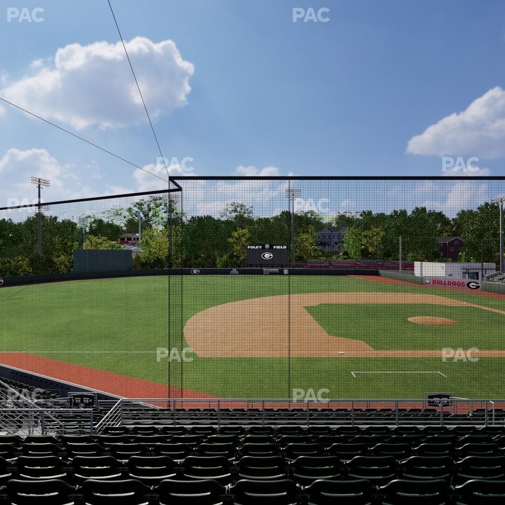 Foley Field - Section 210 Seat View