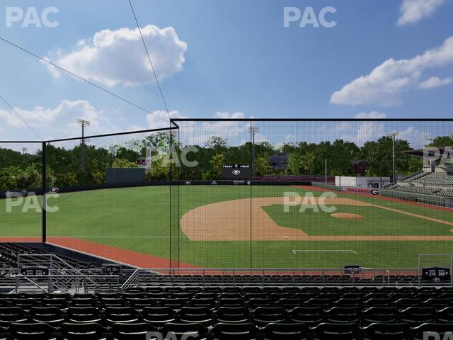 Foley Field - Section 210 Seat View