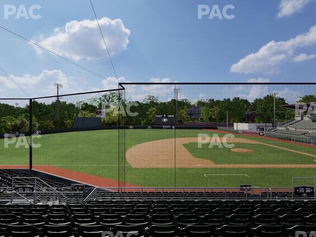 Foley Field - Section 210 Seat View Foley Field - Section 210 Seat View