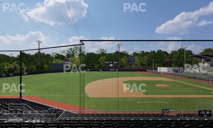 Foley Field - Section 210 Seat View