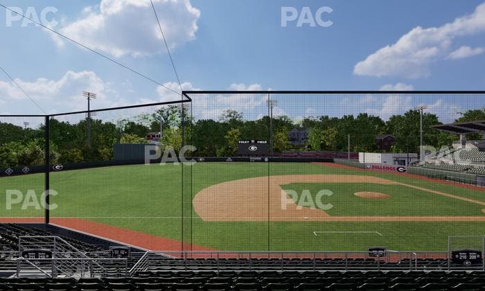 Foley Field - Section 210 Seat View
