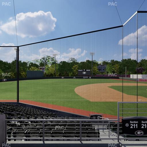 Foley Field - Section 211 Seat View
