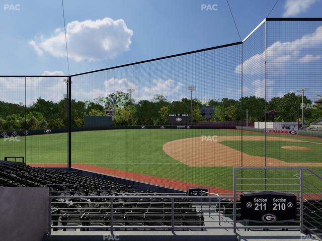 Foley Field - Section 211 Seat View