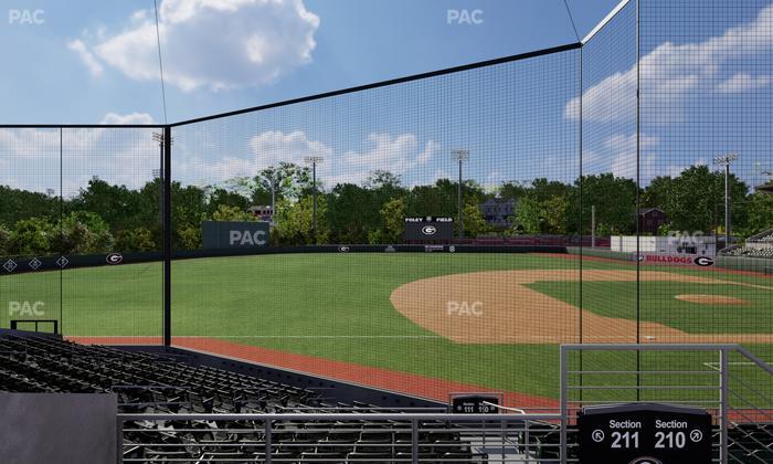 Foley Field - Section 211 Seat View