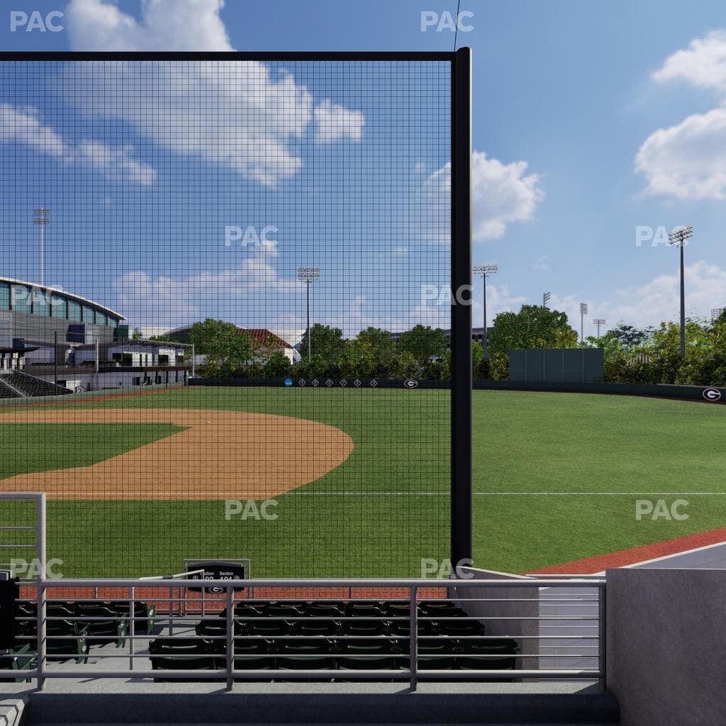 Foley Field - Section Dugout Club Ga Seat View