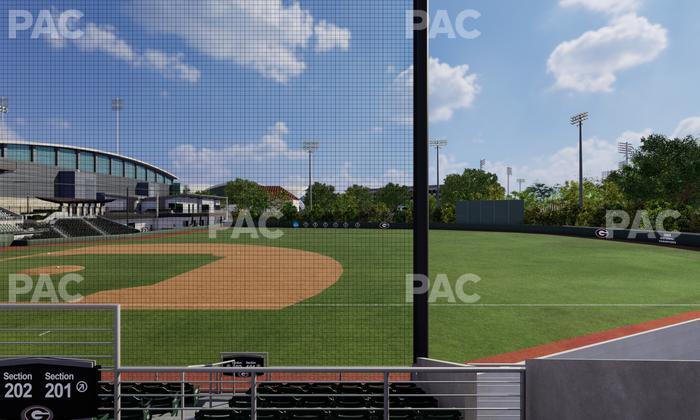 Foley Field - Section Dugout Club Ga Seat View